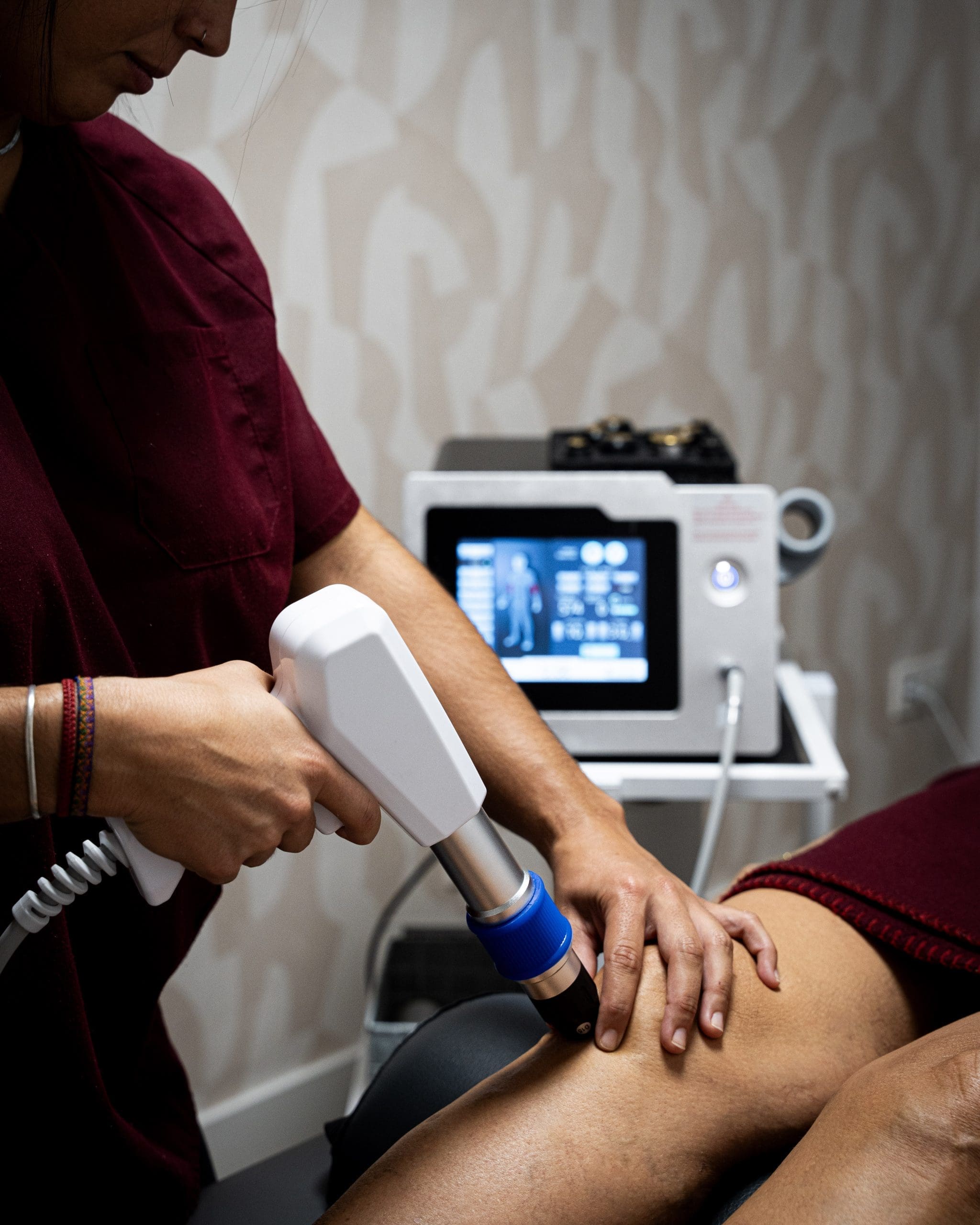 Tratamiento de ondas de choque en Zutittu Fisioterapia, Oñati